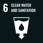 Clean water and sanitation - UN Sustainable Development Goal Logo